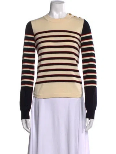 Pre-owned Veronica Beard Merino Wool Sweater In Neutral
