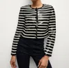 Veronica Beard Mickey Sequined Stripe Jacket