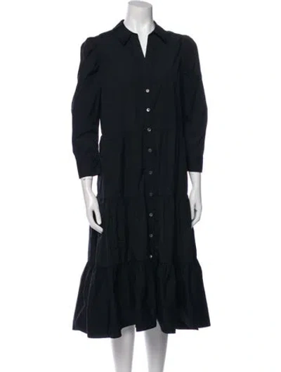 Pre-owned Veronica Beard Midi Length Dress In Black