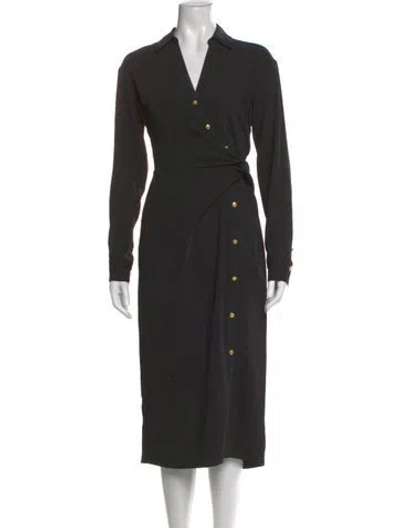 Pre-owned Veronica Beard Midi Length Dress In Black