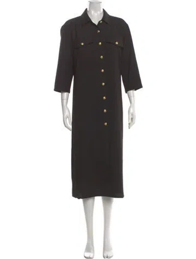 Pre-owned Veronica Beard Midi Length Dress In Black