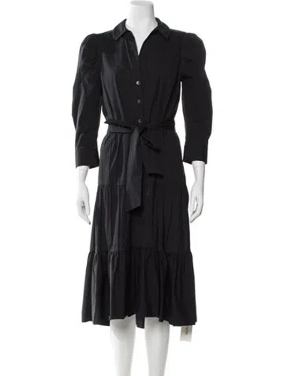 Pre-owned Veronica Beard Midi Length Dress In Black