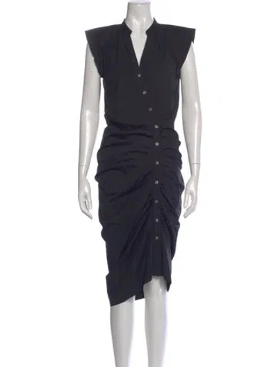 Pre-owned Veronica Beard Midi Length Dress In Black