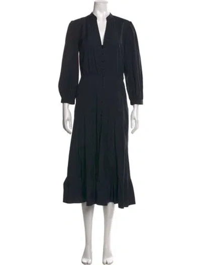Pre-owned Veronica Beard Midi Length Dress In Blue