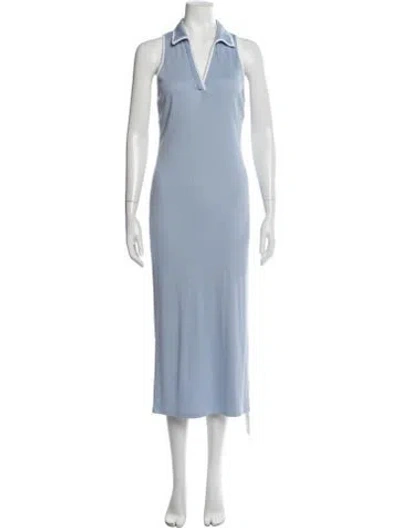 Pre-owned Veronica Beard Midi Length Dress In Blue