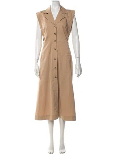 Pre-owned Veronica Beard Midi Length Dress In Brown