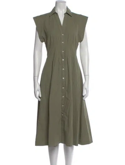 Pre-owned Veronica Beard Midi Length Dress In Green