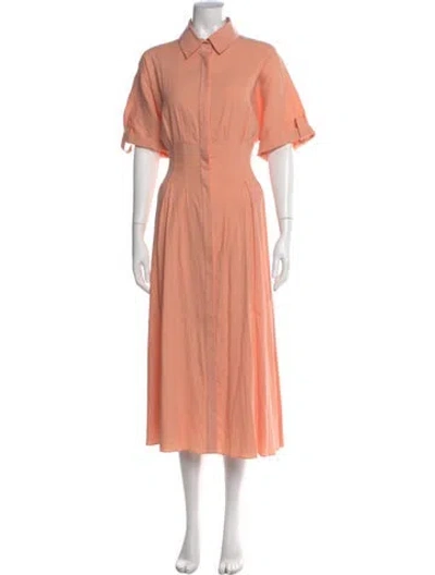 Pre-owned Veronica Beard Midi Length Dress In Orange