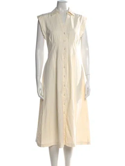 Pre-owned Veronica Beard Midi Length Dress W/ Tags In Neutral