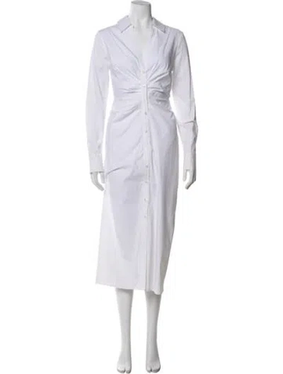 Pre-owned Veronica Beard Midi Length Dress In White