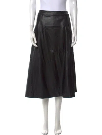 Pre-owned Veronica Beard Midi Length Skirt In Black