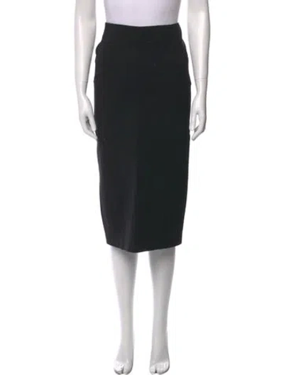 Pre-owned Veronica Beard Midi Length Skirt In Black