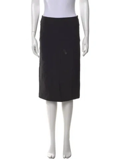 Pre-owned Veronica Beard Midi Length Skirt In Black
