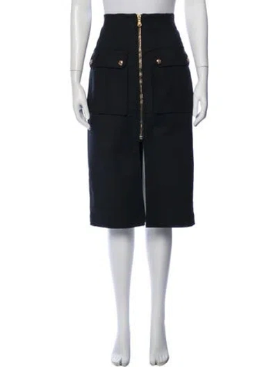 Pre-owned Veronica Beard Midi Length Skirt In Black