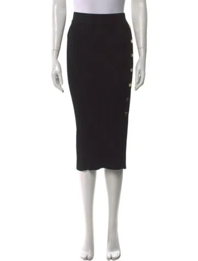 Pre-owned Veronica Beard Midi Length Skirt In Black