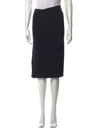 Pre-owned Veronica Beard Midi Length Skirt In Black