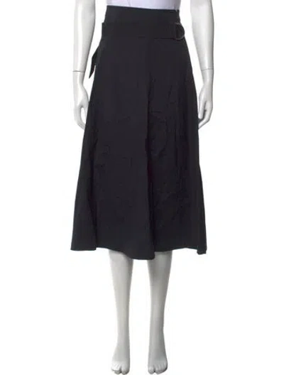 Pre-owned Veronica Beard Midi Length Skirt In Black