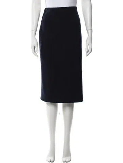 Pre-owned Veronica Beard Midi Length Skirt In Black