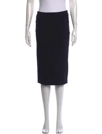 Pre-owned Veronica Beard Midi Length Skirt In Black