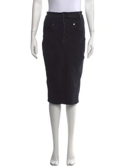 Pre-owned Veronica Beard Midi Length Skirt In Black