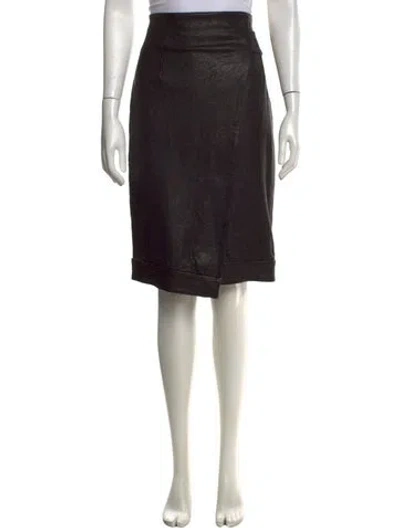Pre-owned Veronica Beard Midi Length Skirt In Black