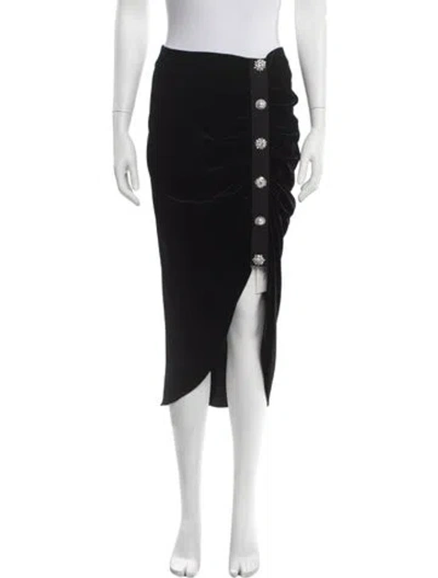 Pre-owned Veronica Beard Midi Length Skirt In Black