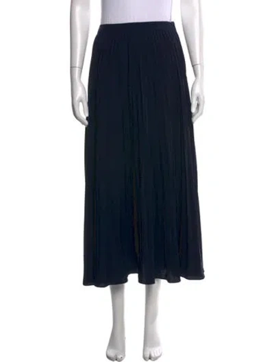 Pre-owned Veronica Beard Midi Length Skirt In Black/blue
