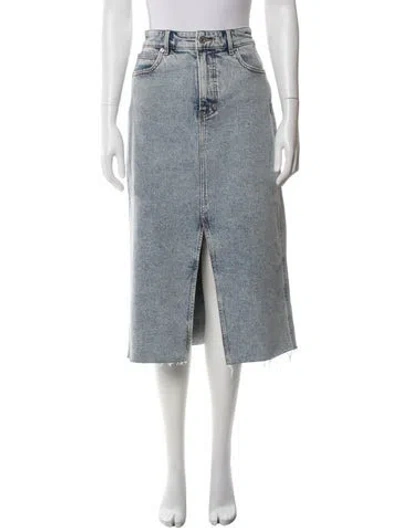 Pre-owned Veronica Beard Midi Length Skirt In Blue