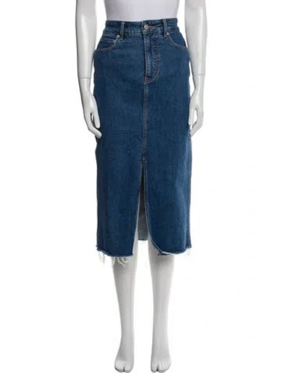 Pre-owned Veronica Beard Midi Length Skirt In Blue