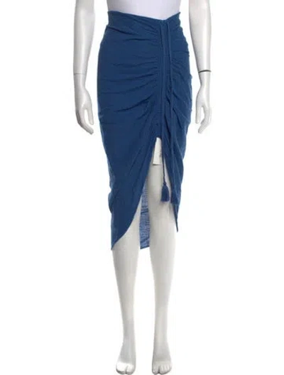 Pre-owned Veronica Beard Midi Length Skirt In Blue