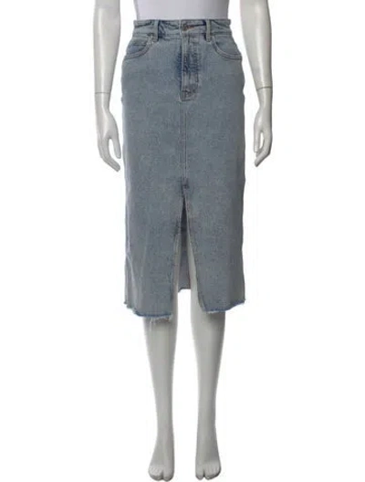 Pre-owned Veronica Beard Midi Length Skirt In Blue