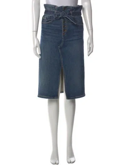 Pre-owned Veronica Beard Midi Length Skirt In Blue