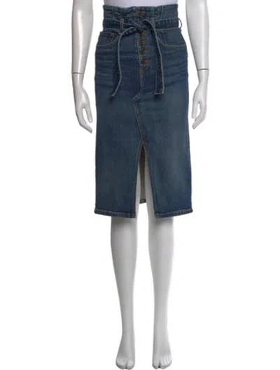 Pre-owned Veronica Beard Midi Length Skirt In Blue