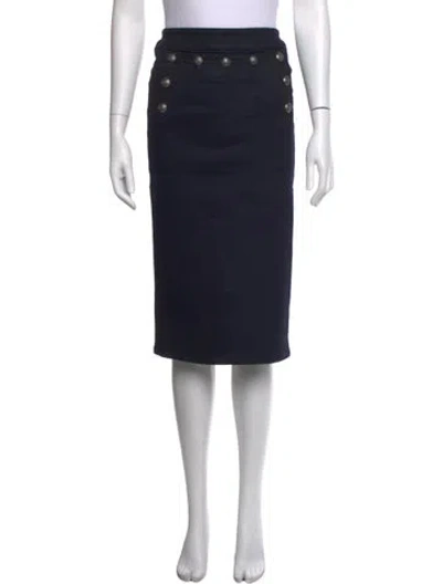 Pre-owned Veronica Beard Midi Length Skirt In Blue