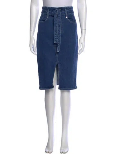 Pre-owned Veronica Beard Midi Length Skirt In Blue