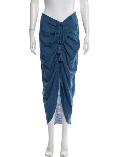 Pre-owned Veronica Beard Midi Length Skirt In Blue