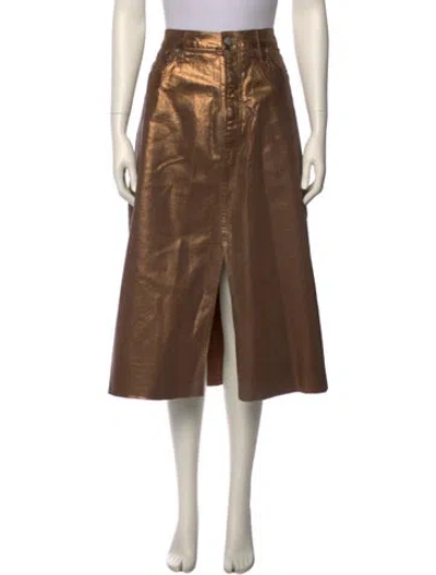 Pre-owned Veronica Beard Midi Length Skirt In Brown