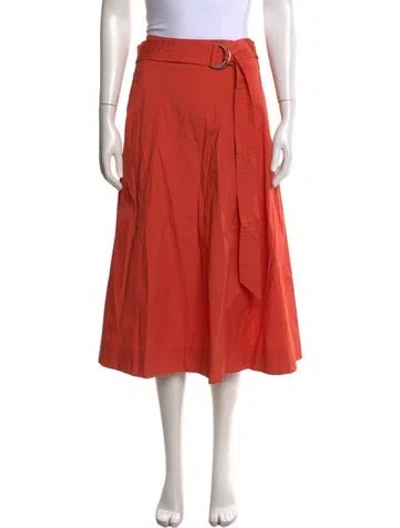 Pre-owned Veronica Beard Midi Length Skirt In Brown