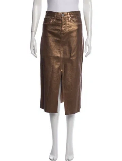 Pre-owned Veronica Beard Midi Length Skirt In Brown