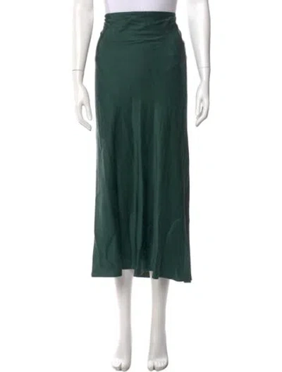 Pre-owned Veronica Beard Midi Length Skirt In Green