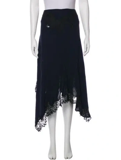 Pre-owned Veronica Beard Midi Length Skirt In Green