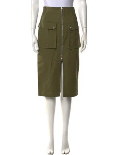 Pre-owned Veronica Beard Midi Length Skirt In Green