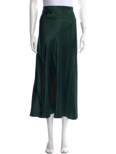 Pre-owned Veronica Beard Midi Length Skirt In Green