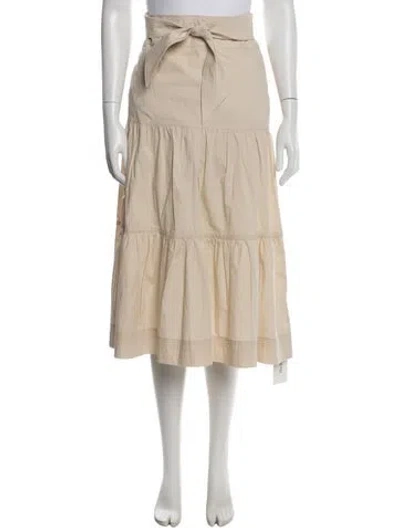 Pre-owned Veronica Beard Midi Length Skirt In Neutral