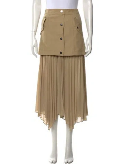 Pre-owned Veronica Beard Midi Length Skirt In Neutrals