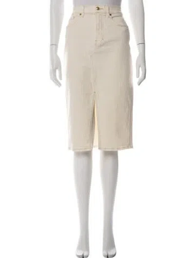 Pre-owned Veronica Beard Midi Length Skirt In Neutrals