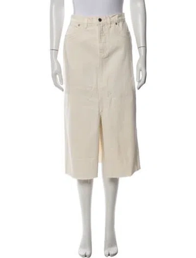 Pre-owned Veronica Beard Midi Length Skirt In Neutrals