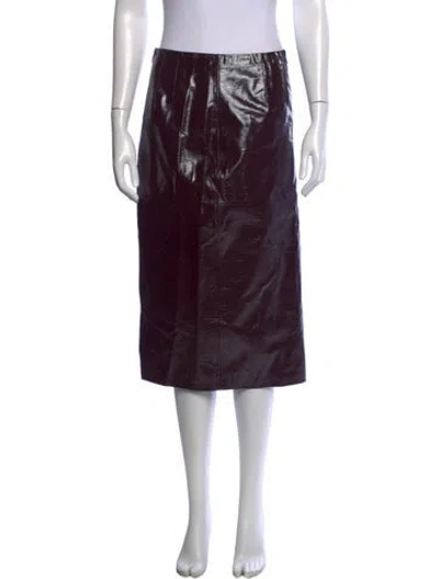 Pre-owned Veronica Beard Midi Length Skirt In Purple