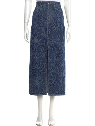 Pre-owned Veronica Beard Midi Length Skirt W/ Tags In Blue