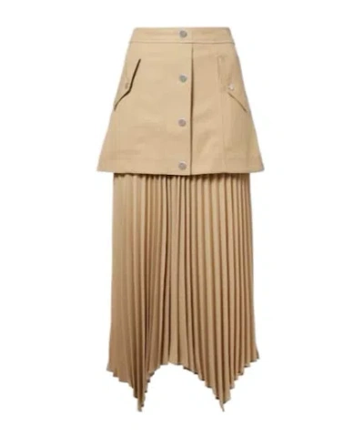 Veronica Beard Midi Skirt In Neutral